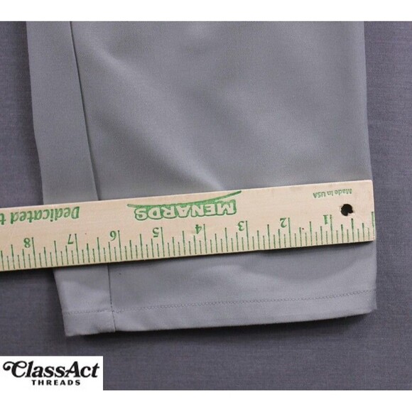 Greg Norman Pants Mens Gray Golf Stretch Dress Slacks Lightweight 36 x 30 - Picture 7 of 10